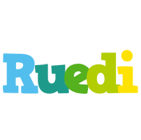 Ruedi rainbows logo