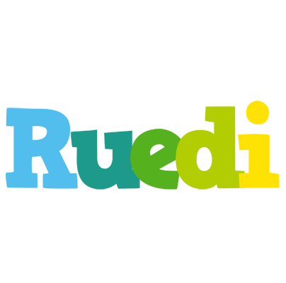 Ruedi rainbows logo
