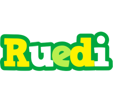 Ruedi soccer logo
