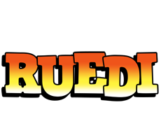 Ruedi sunset logo