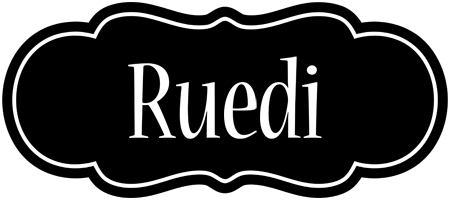 Ruedi welcome logo