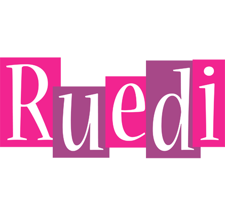 Ruedi whine logo