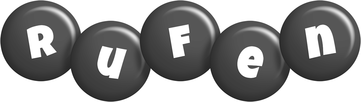 Rufen candy-black logo