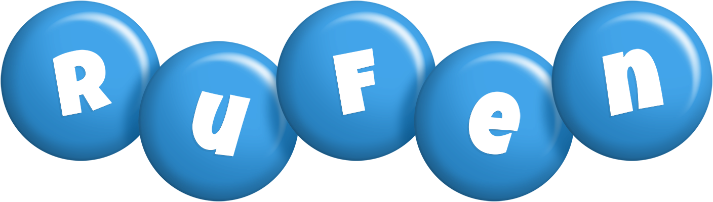 Rufen candy-blue logo