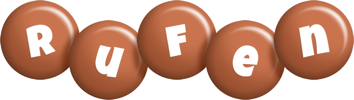 Rufen candy-brown logo