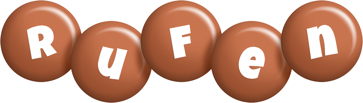 Rufen candy-brown logo