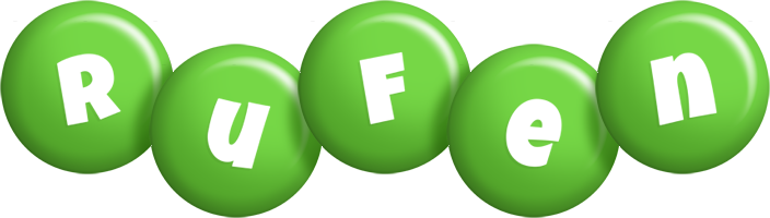 Rufen candy-green logo