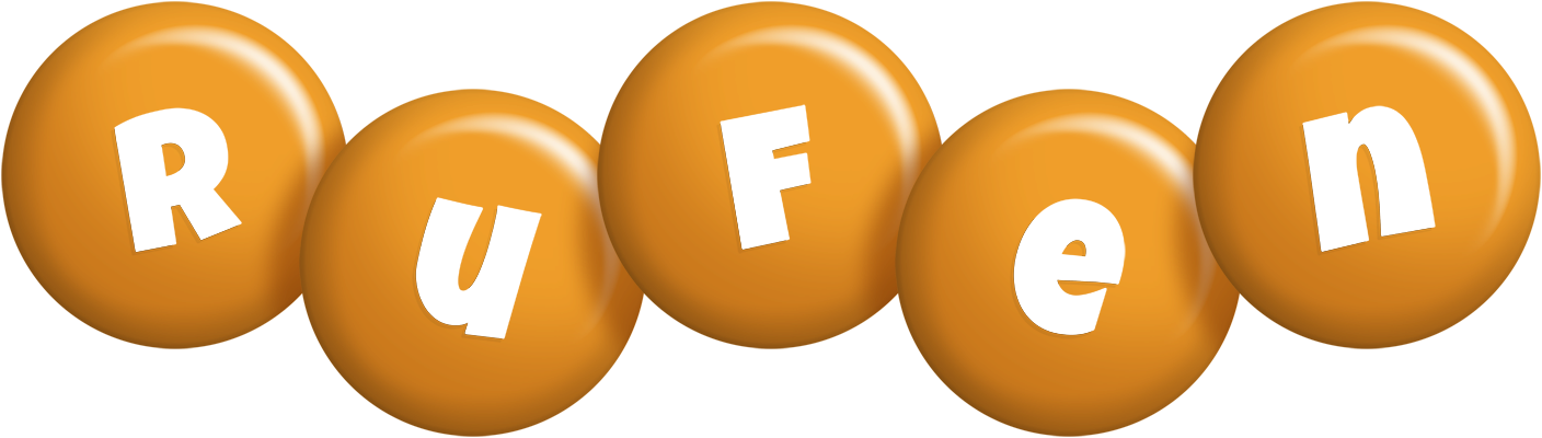 Rufen candy-orange logo