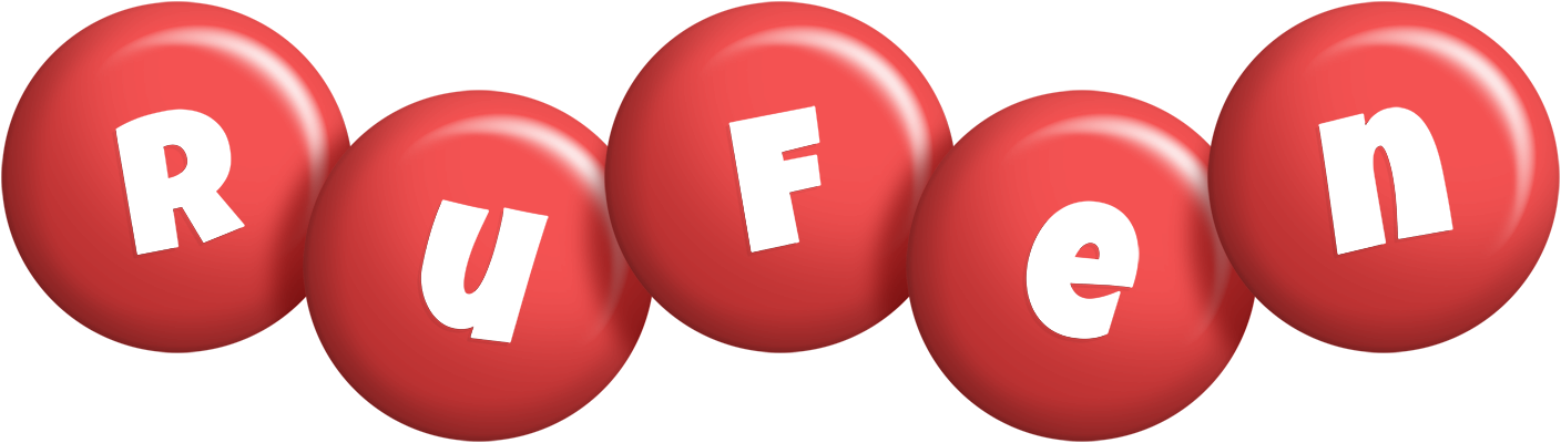Rufen candy-red logo
