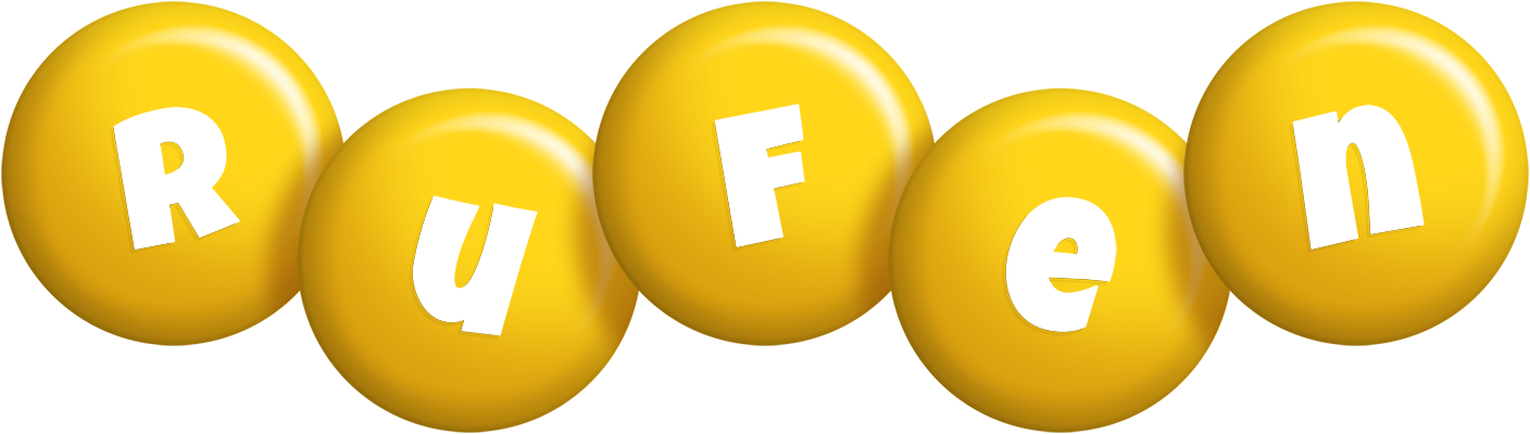 Rufen candy-yellow logo