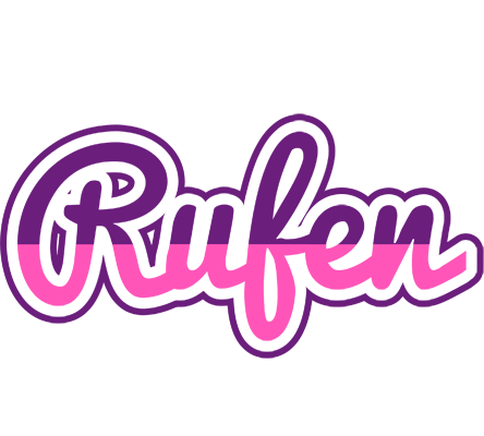 Rufen cheerful logo
