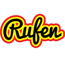 Rufen flaming logo