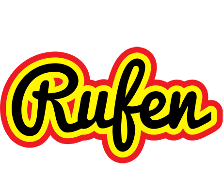 Rufen flaming logo