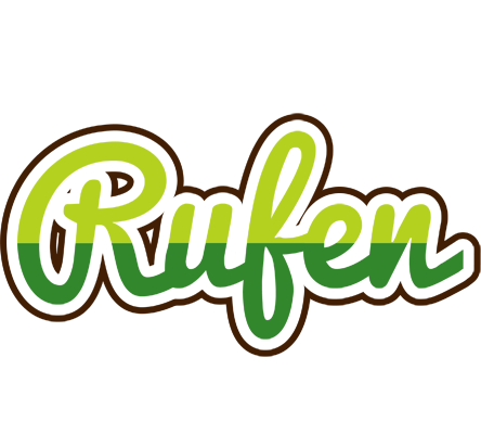 Rufen golfing logo