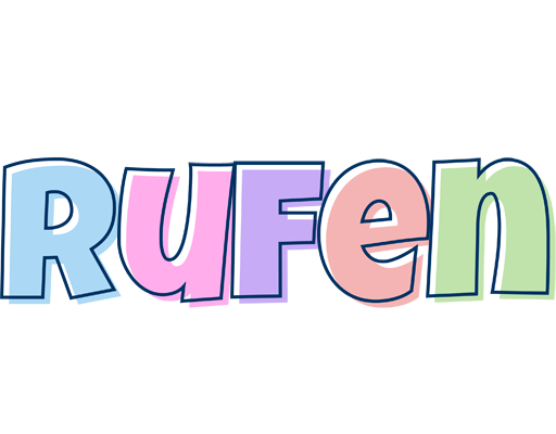 Rufen pastel logo