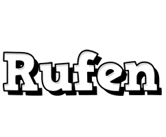 Rufen snowing logo