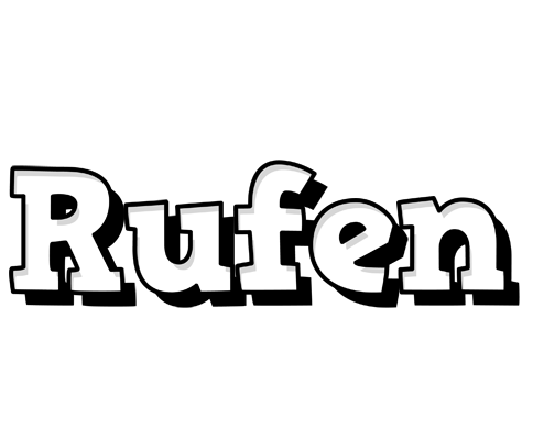 Rufen snowing logo