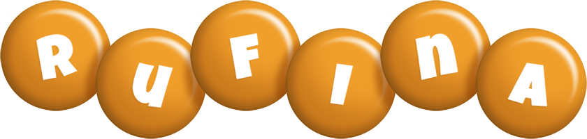 Rufina candy-orange logo
