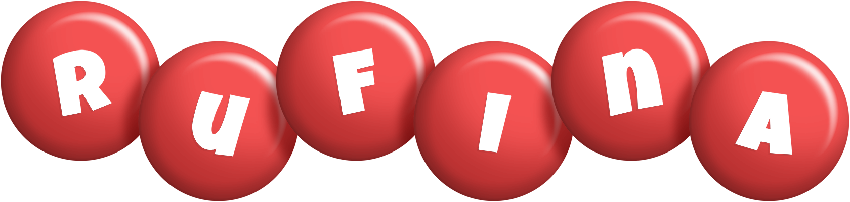 Rufina candy-red logo