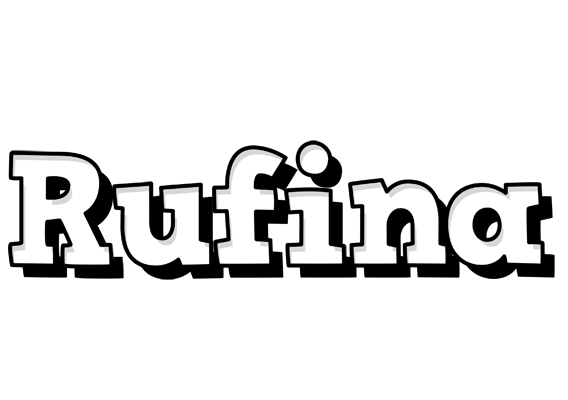 Rufina snowing logo