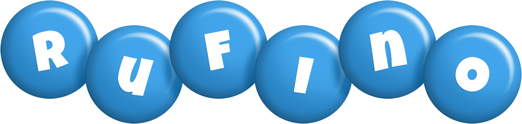 Rufino candy-blue logo