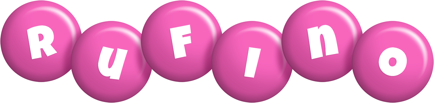 Rufino candy-pink logo