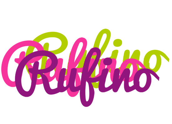 Rufino flowers logo