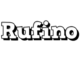 Rufino snowing logo