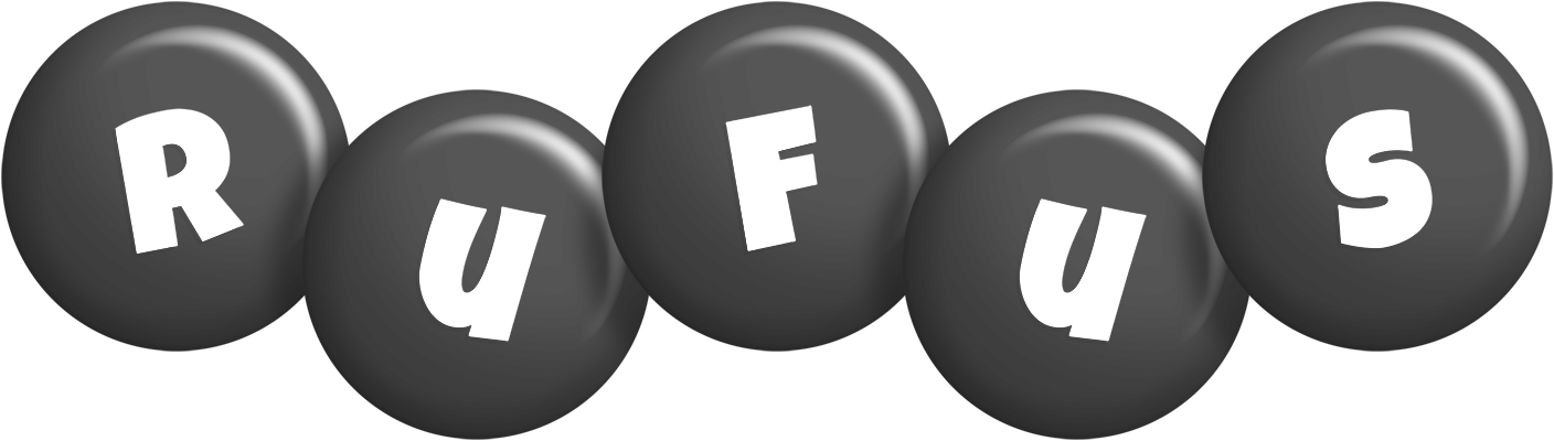 Rufus candy-black logo