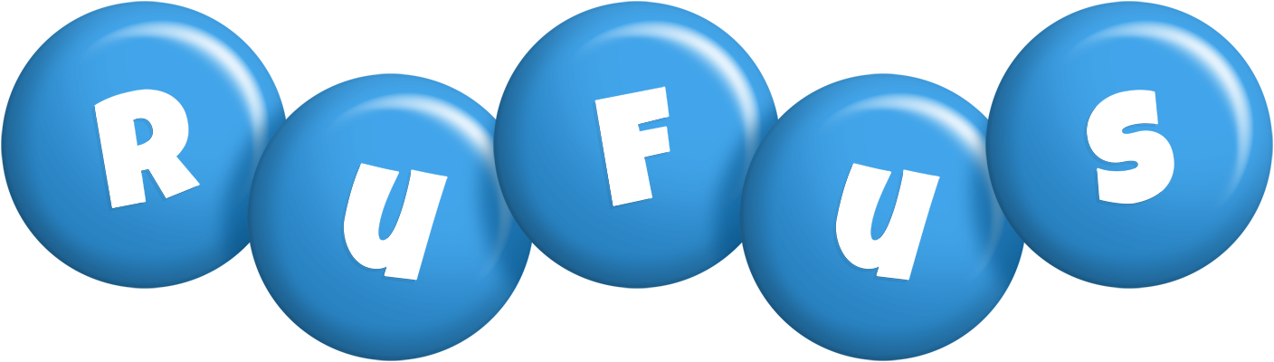 Rufus candy-blue logo