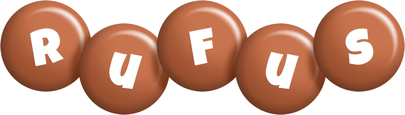 Rufus candy-brown logo