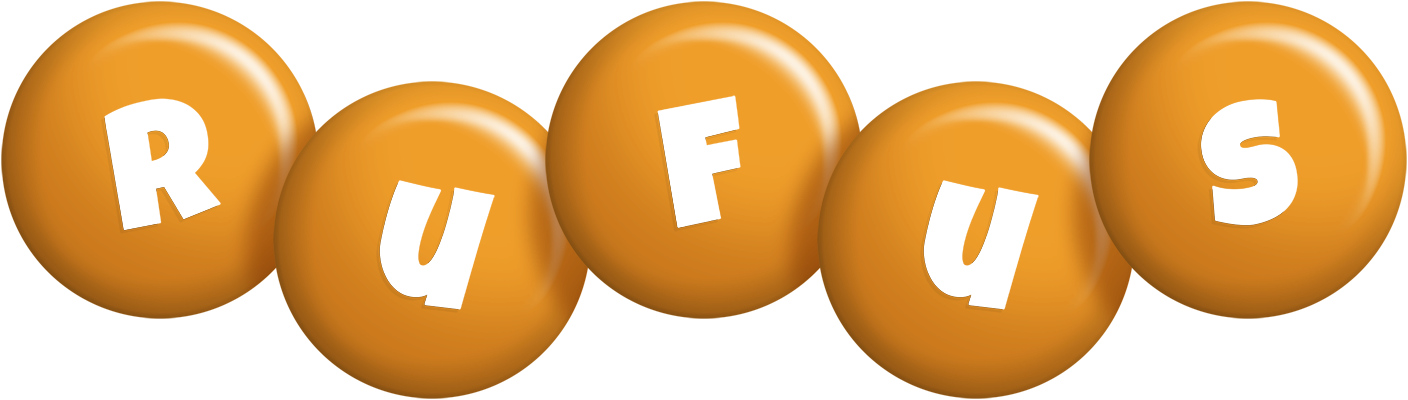 Rufus candy-orange logo