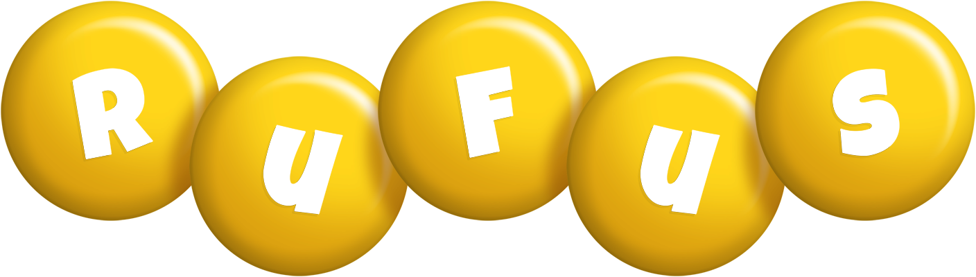 Rufus candy-yellow logo