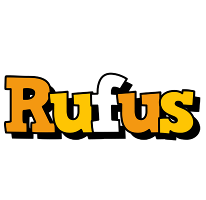 Rufus cartoon logo