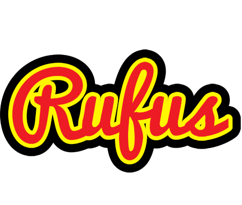 Rufus fireman logo