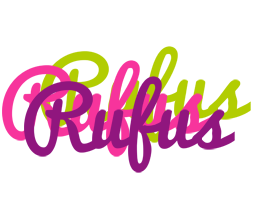 Rufus flowers logo