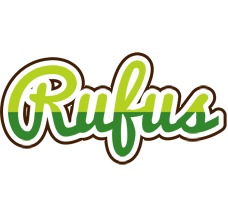 Rufus golfing logo