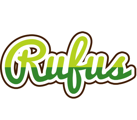 Rufus golfing logo