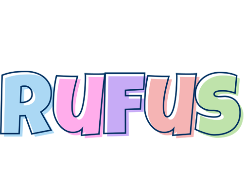 Rufus pastel logo