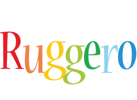 Ruggero birthday logo