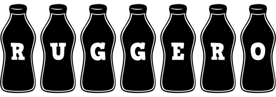 Ruggero bottle logo