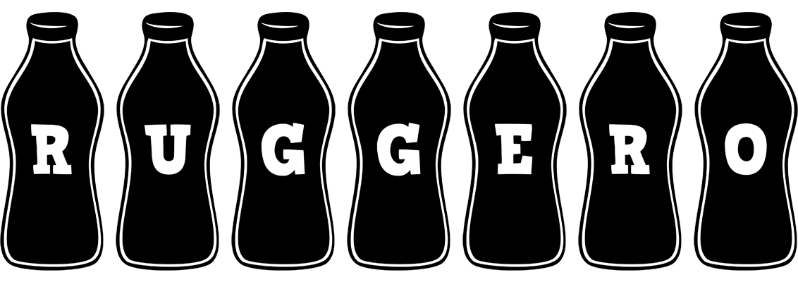 Ruggero bottle logo