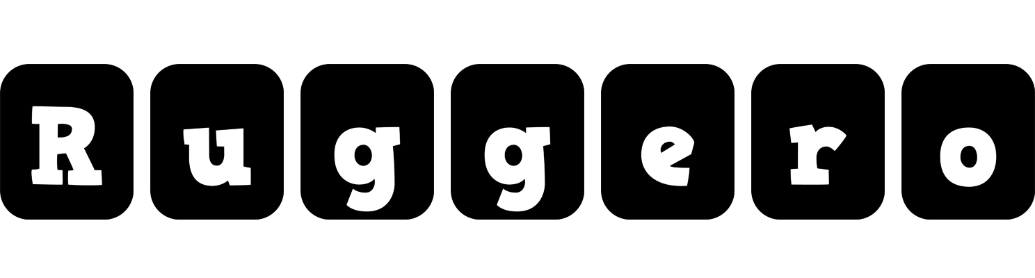 Ruggero box logo