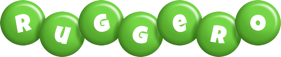 Ruggero candy-green logo