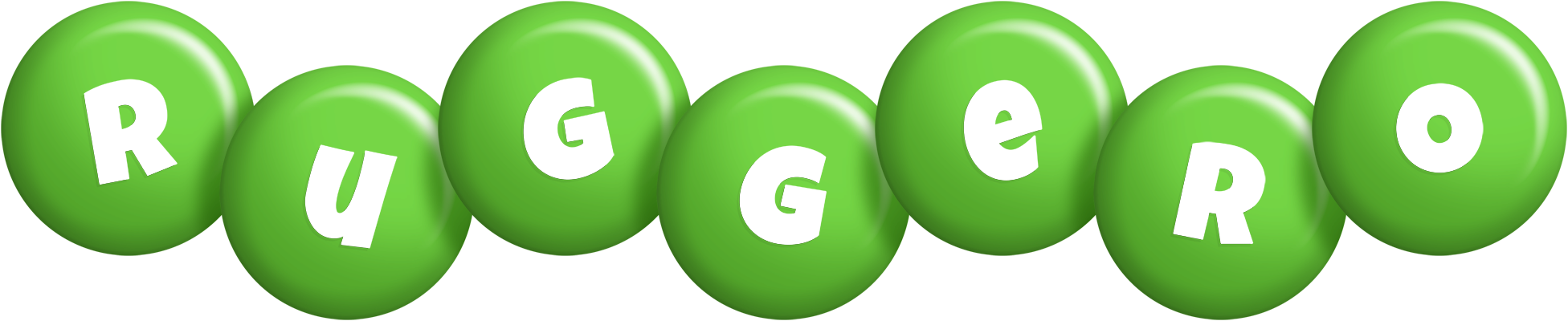 Ruggero candy-green logo