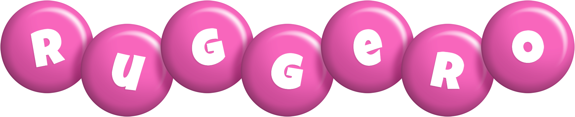 Ruggero candy-pink logo