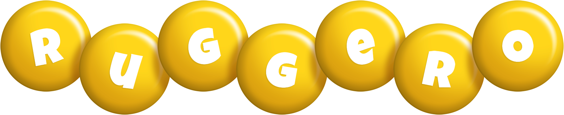 Ruggero candy-yellow logo