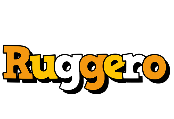 Ruggero cartoon logo