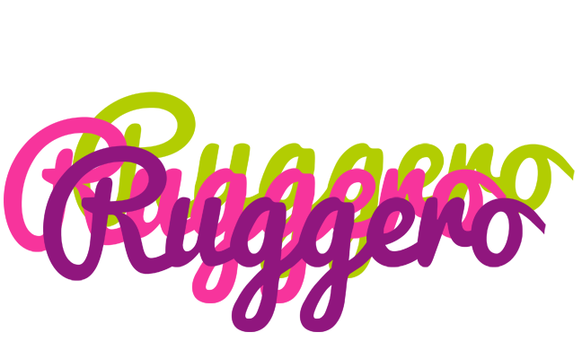 Ruggero flowers logo