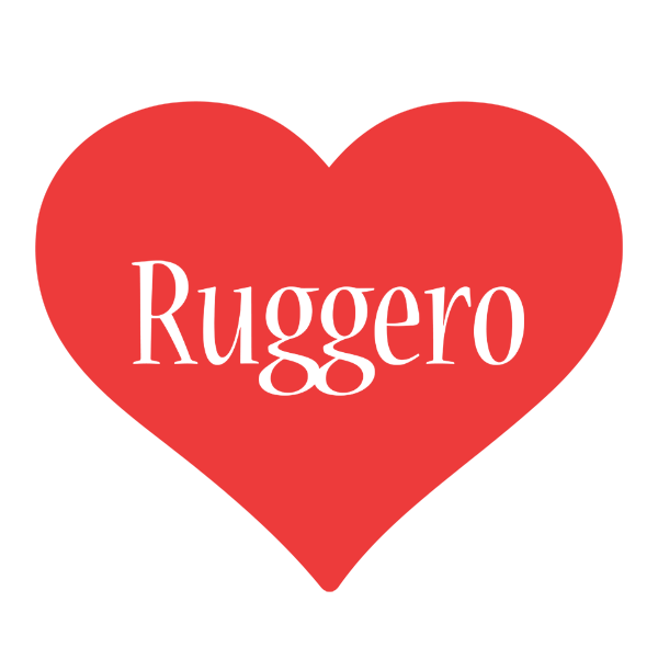 Ruggero love logo